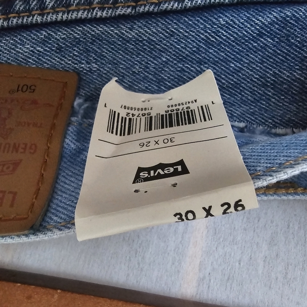 501 Crop Split Craft Straight Jeans - Picture 6 of 9